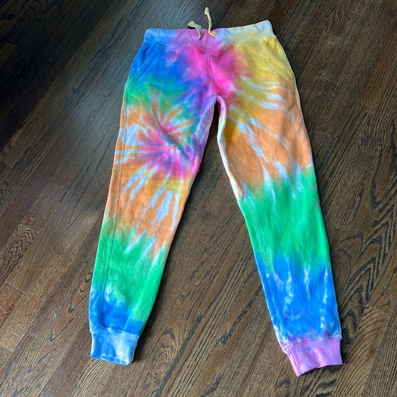 Pants - Bright Colortone Tie Dye Jogger Sweatpants